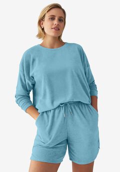 Terry Cloth Short with Drawstring Waist
