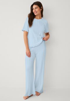 Pointelle Two-piece Sleep Set