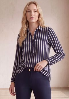 Button Placket Popover Tunic