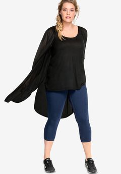 Mid-Rise Stretch Capri Jegging
