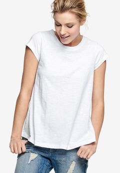 White Plus Size T Shirts