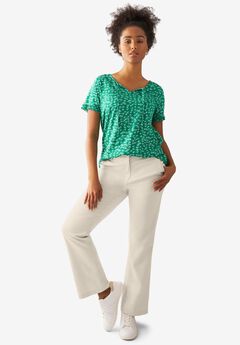 Stretch Chino Mid-rise Classic Bootcut Pants