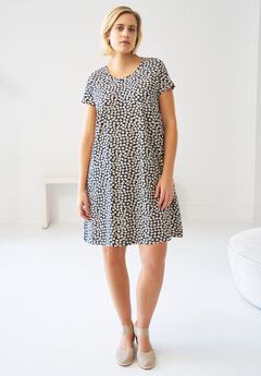 A-Line Knit Tee Dress