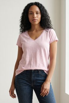 Crochet Trim Tee