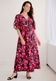 Knit Tie-Back Maxi