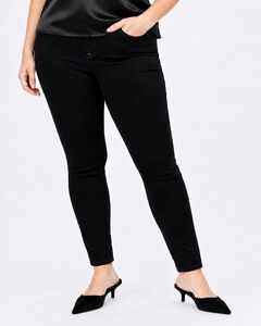 Plus Size Black Skinny Jeans
