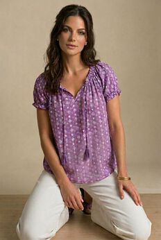 Plus Size White And Black Blouses