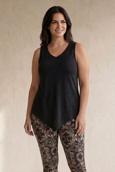 Plus Size Black Tank Tops