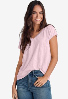 Crochet Trim Tee