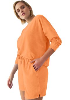 Plus Size Cotton Blend Shorts