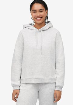 Plus Size Light Grey Hoodies