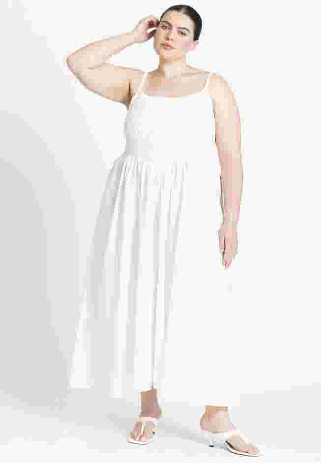 Poplin Textured Flare Dress image number 3