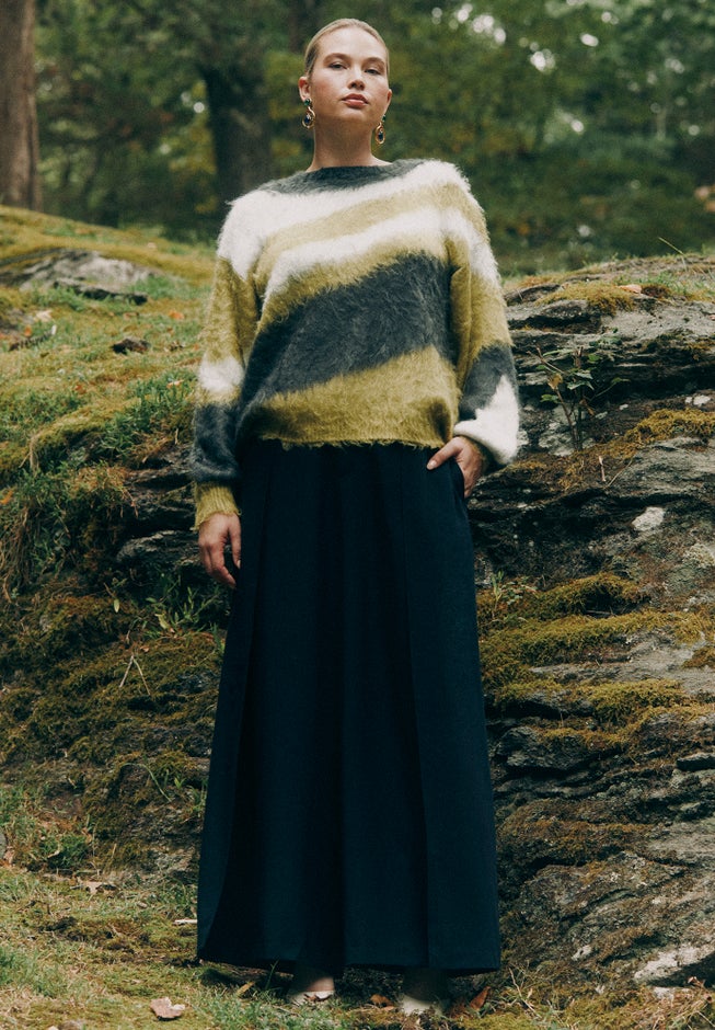 Overlay Wide Leg Pant image number null