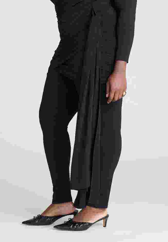 Draped Mini Skirt Legging image number 3