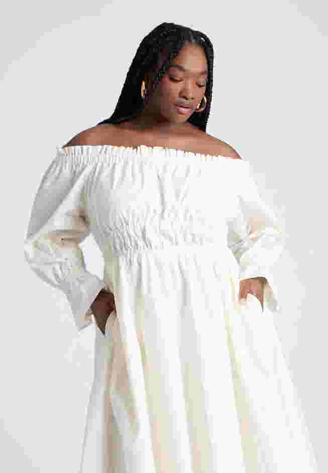 Off The Shoulder Ruffle Maxi Dress image number 2