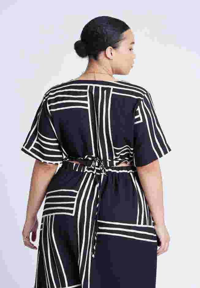 Printed Wrap Top image number 1
