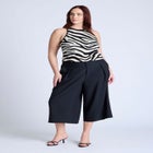 Printed Sweater Tank image number null