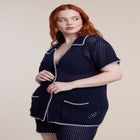 Crochet Sweater Tee image number null