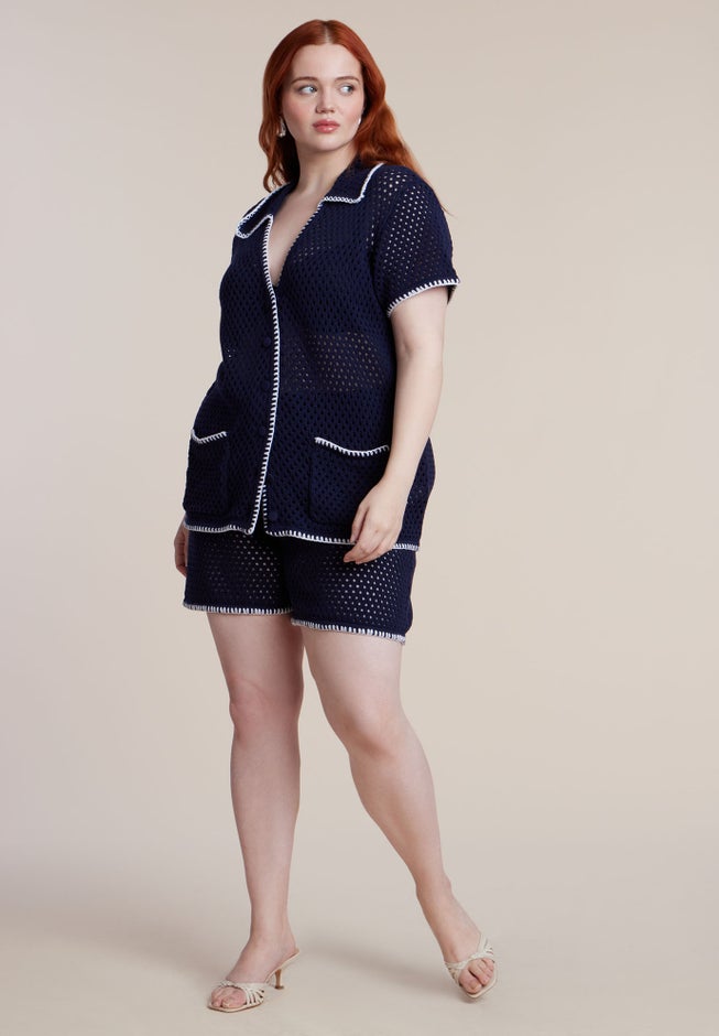 Crochet Sweater Tee image number 2