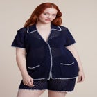 Crochet Sweater Tee image number null