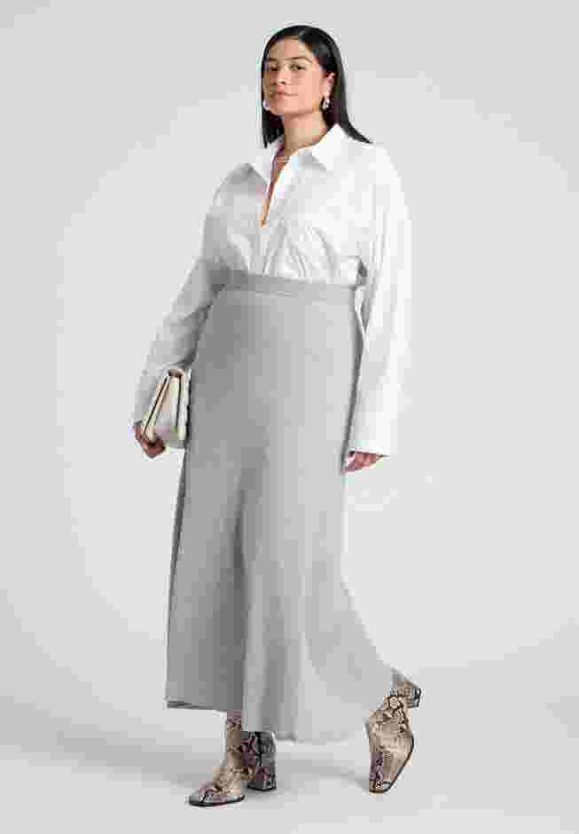 Flared Sweater Maxi Skirt image number 1