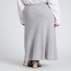 Flared Sweater Maxi Skirt image number null