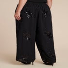 Floral Sequin Wide Leg Pant image number null