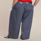 Striped Pant With Rope Belt image number null