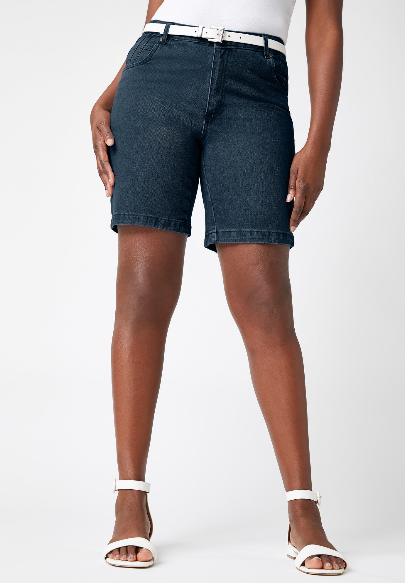 Classic Cotton Denim Shorts image number 0