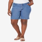 Classic Cotton Denim Shorts image number null