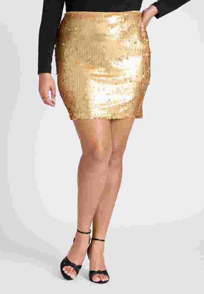 Paillette Sequin Mini Skirt image number 1