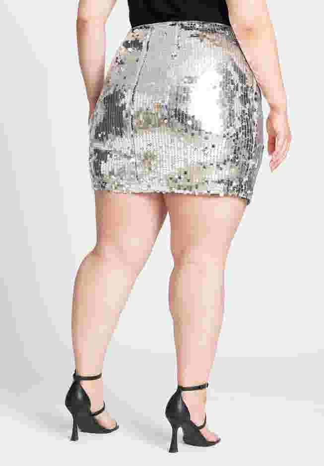 Paillette Sequin Mini Skirt image number 2