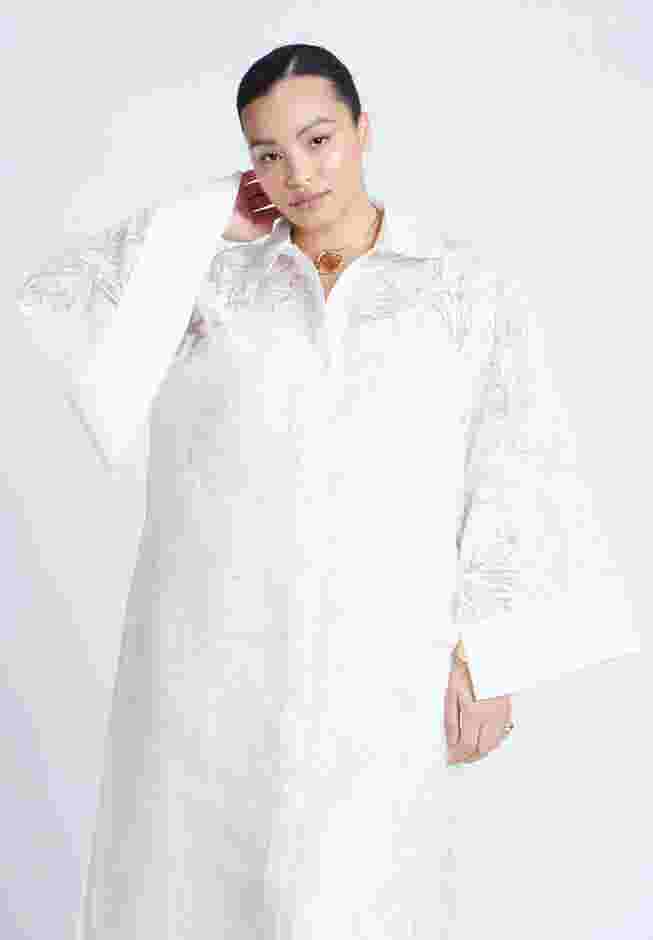 Floral Oversize Shirt Dress image number 2
