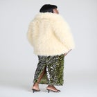 Textural Faux Fur Coat image number null