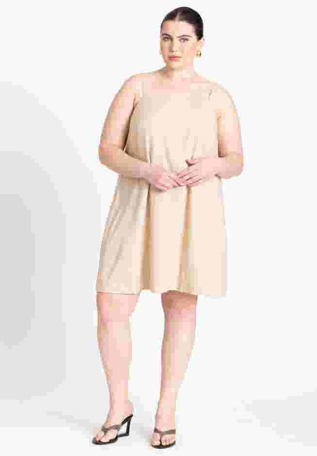 Relaxed Square Neck Mini Dress image number 0
