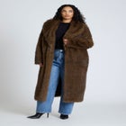 Long Faux Fur Coat image number null