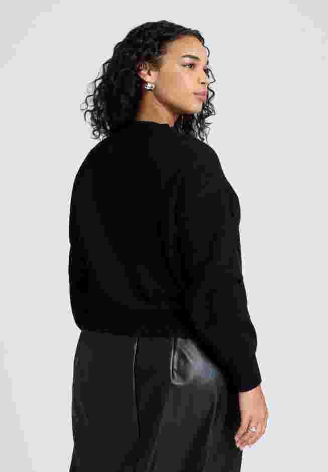 Bow Intarsia Sweater image number 1