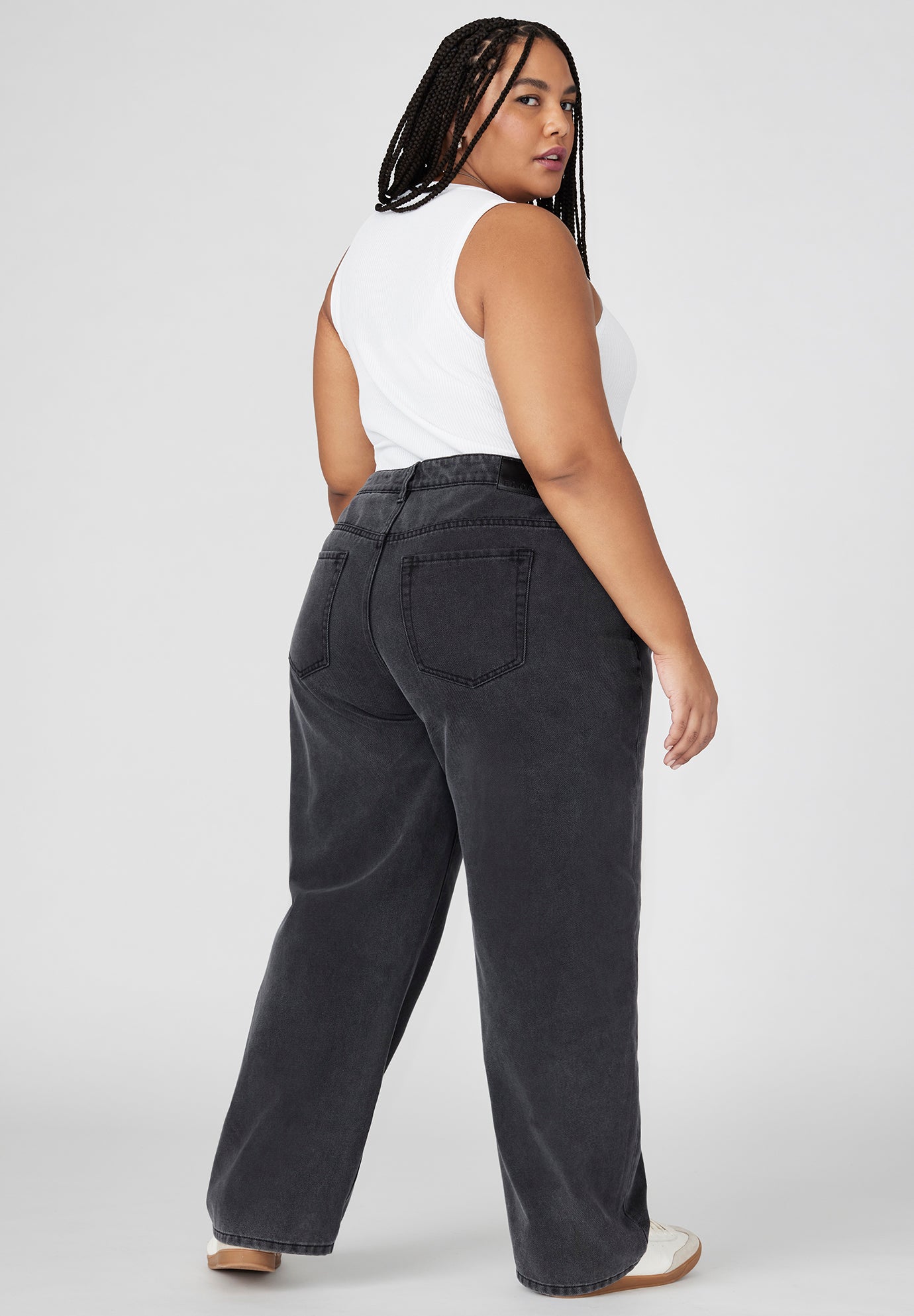 The Yvette Rigid Wide Leg Jean image number 2