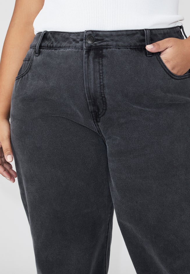 The Yvette Rigid Wide Leg Jean image number 3