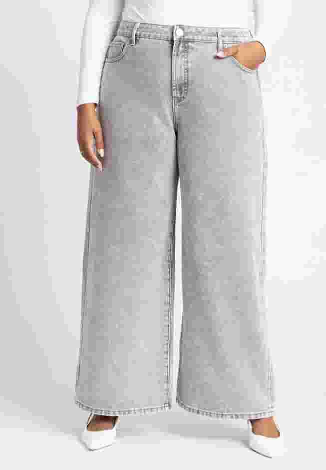 The Yvette Rigid Wide Leg Jean image number 1