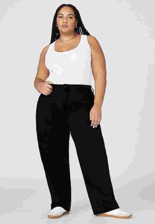 The Yvette Rigid Wide Leg Jean image number 0
