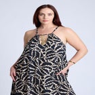 Hardware Detail Trapeze Maxi Dress image number null