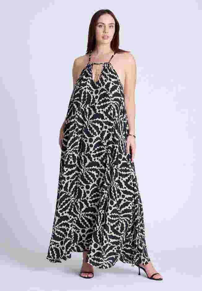 Hardware Detail Trapeze Maxi Dress image number 0