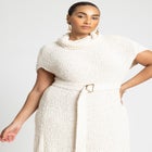 Cocoon Sweater Dress image number null