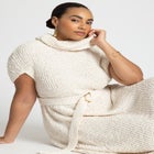 Cocoon Sweater Dress image number null