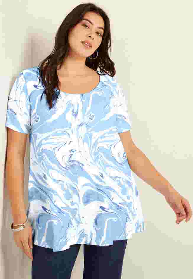 Short-Sleeve Swing One + Only Tunic image number 0