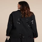 Oversized Embellished Top image number null