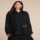 Oversized Embellished Top image number null