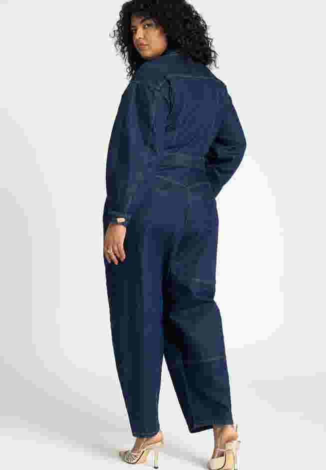 Gold Hardware Denim Jumpsuit image number 1
