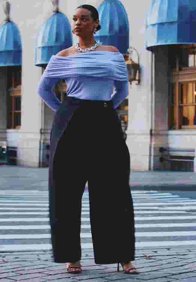 Pleat Detail Trouser With Long Belt image number 3